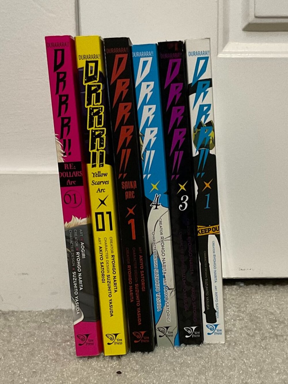 ENGLISH Drrr!! Manga - Multiple Vols